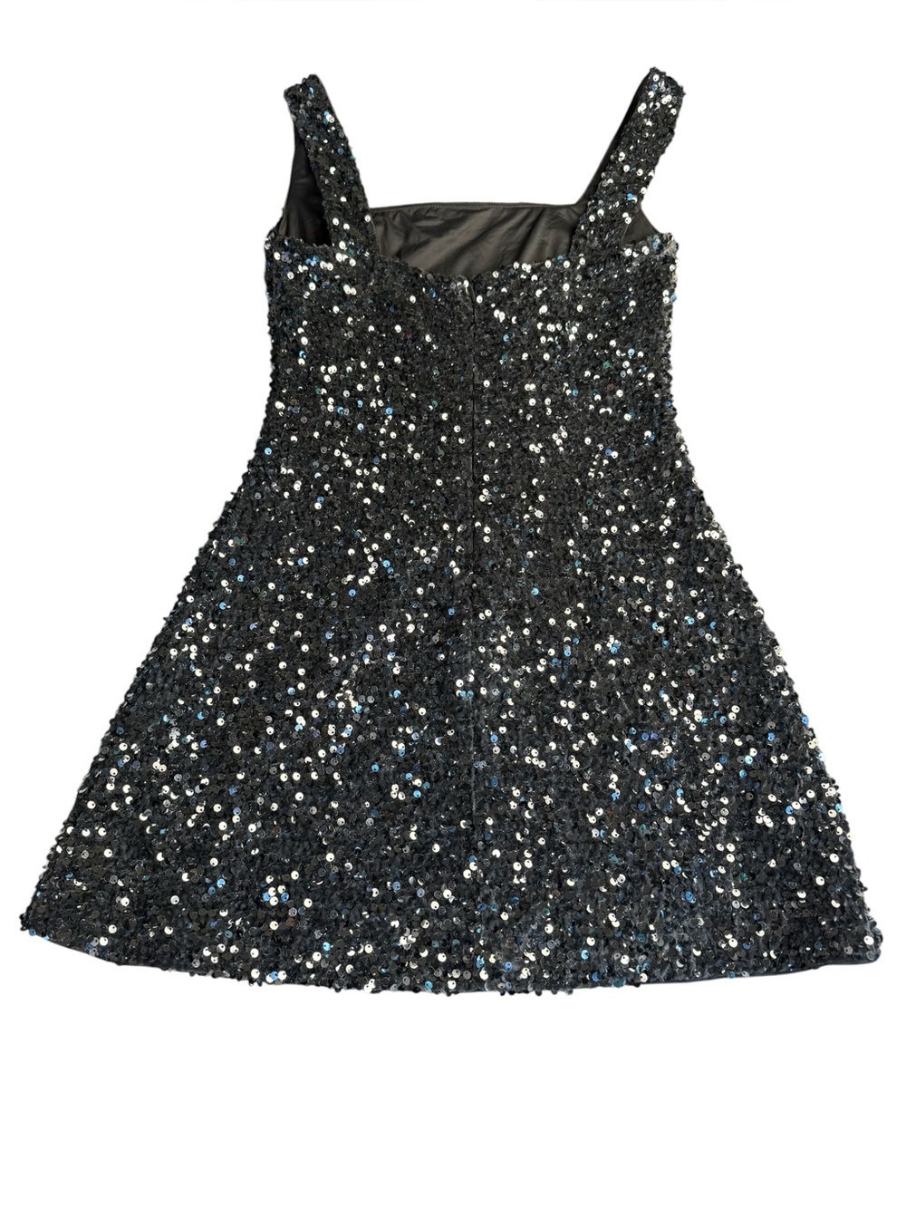 Princess‎ Polly Miss Me Sequin Silver Party Club Mini Formal Dress Size 6 - Picture 3 of 8